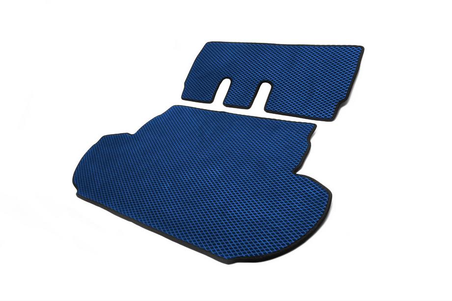 Peugeot 4007 2007-2013 Tapis de coffre (EVA, Bleu) 7 places Avec caisson de basses Photo 3