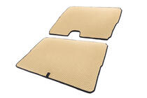 Peugeot 3008 2008-2016 Tapis de coffre (EVA, Beige) Tapis de Coffre Supérieur+Inférieur (EVA, Beige) photo 1