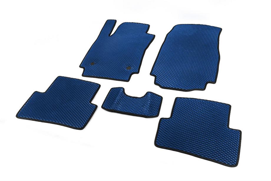 Renault Captur 2013-2019 Tapis de sol EVA (Bleu) Image