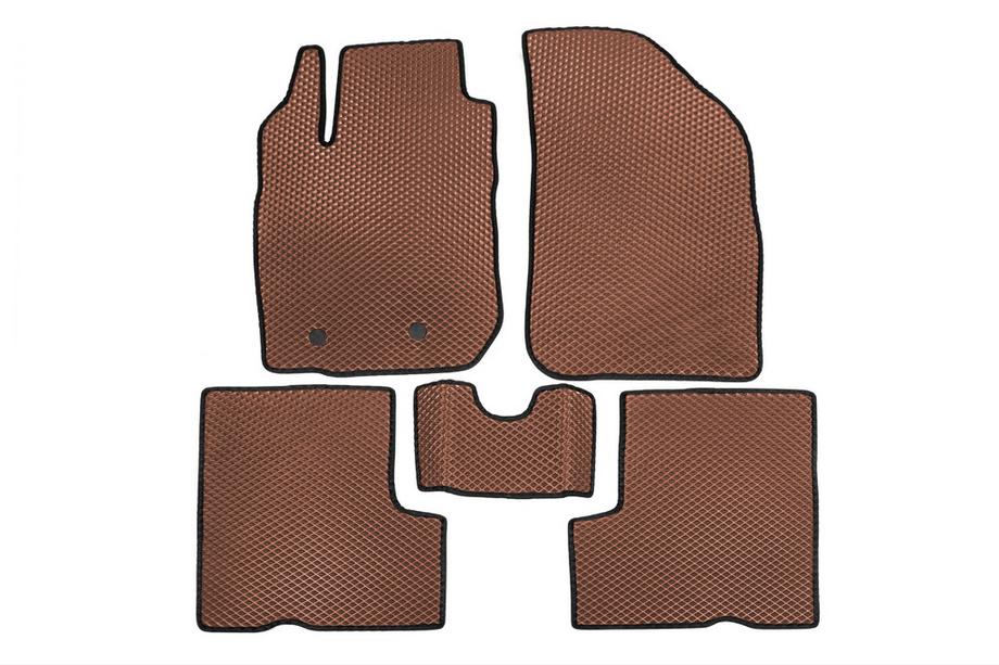 Renault Duster 2008–2017 Tapis de sol EVA (Marron) Image
