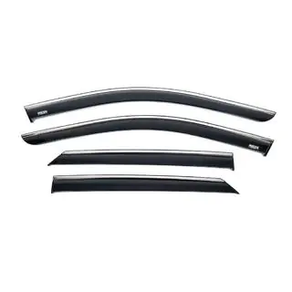 Déflecteurs de vitres avec moulure chromée (4 pcs, Niken) Hyundai Ioniq 5 2021- photo 1