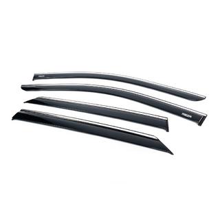 Déflecteurs de vitres avec moulure chromée (4 pcs, Niken) Hyundai Ioniq 5 2021- photo 2