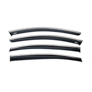 Déflecteurs de vitres avec moulure chromée (4 pcs, Niken) photo 1