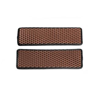 Tapis de seuil de porte (2 pcs, EVA, Marron) Nissan NV400 2010-2024 photo 1