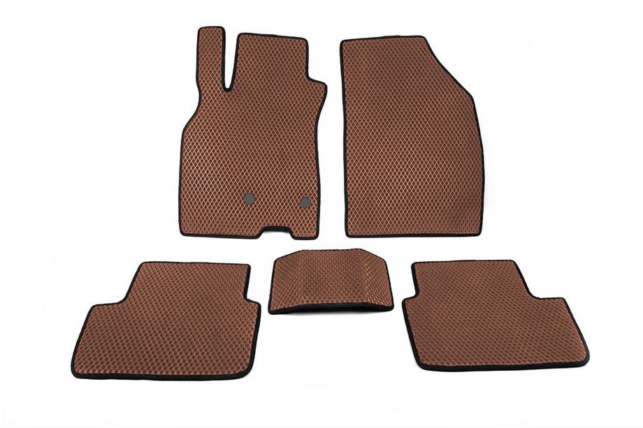 Renault Megane III 2009-2016 Tapis de sol EVA SW (Marron) Image