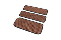 Nissan Primastar 2002-2014 Tapis de seuil de porte (3 pcs, EVA, Marron) photo 2