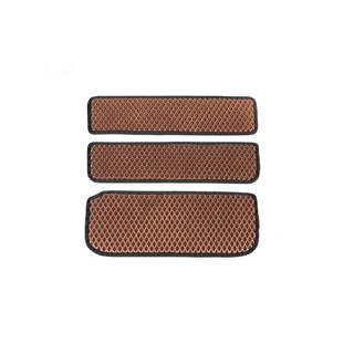 Tapis de seuil de porte (3 pcs, EVA, Marron) Nissan Primastar 2002-2014 photo 1