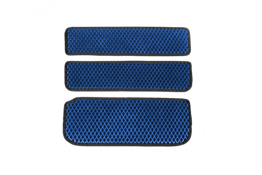 Nissan Primastar 2002-2014 Tapis de seuils de porte EVA (3 pcs, Bleu) Image