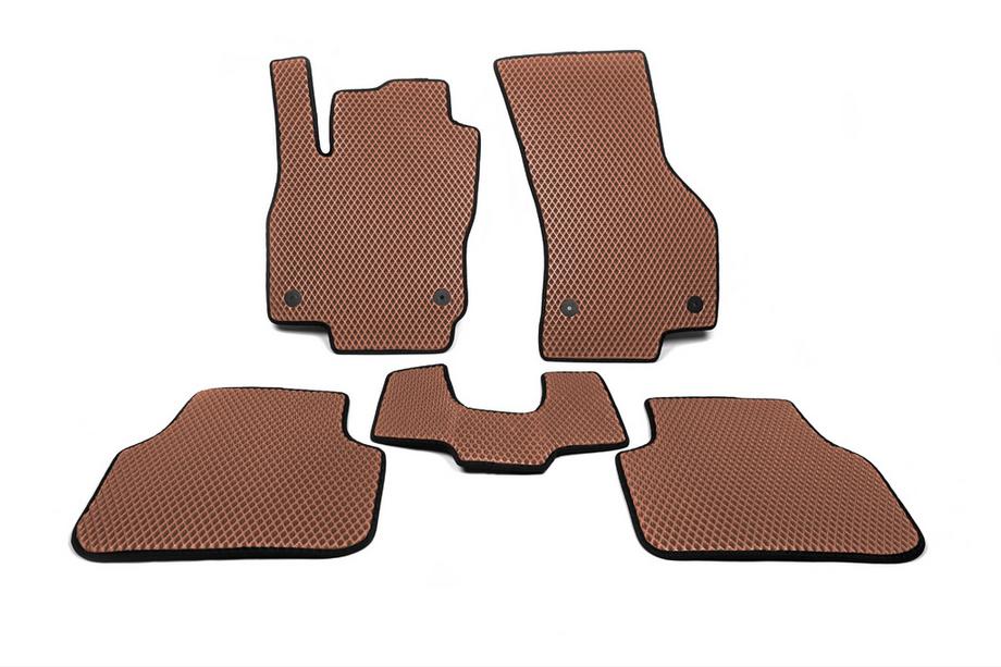 Skoda Octavia III A7 2013-2019 Tapis de sol EVA (Marron) Image