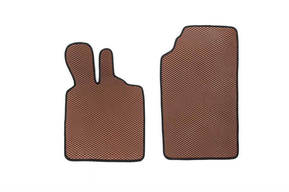 Smart 2007-2014 Tapis de sol EVA Fortwo (Marron) Image