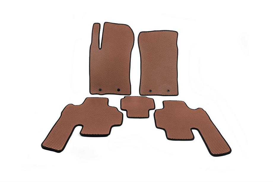 SsangYong Kyron 2005-2014 Tapis de sol EVA (Marron) Image
