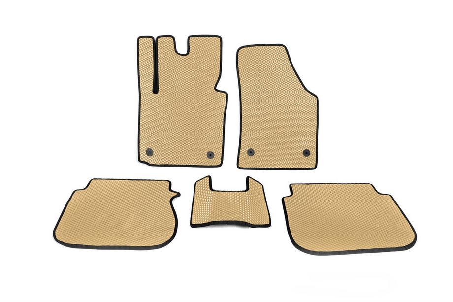 Volkswagen Caddy 2004-2010 Tapis de sol EVA (Beige) Image