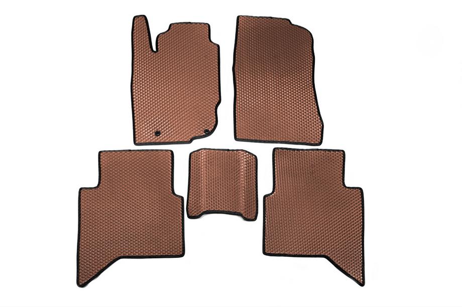Toyota Hilux 2006-2015 Tapis de sol EVA V1 (Marron) Image