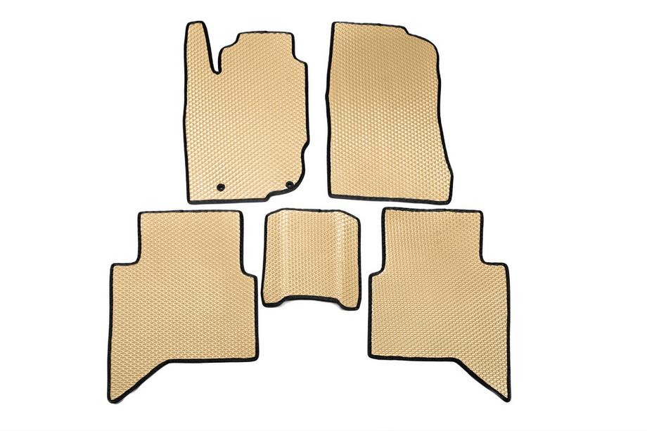 Toyota Hilux 2006-2015 Tapis de sol EVA V1 (Beige) Image
