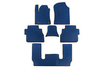 Toyota Sequoia 2007-2022 Tapis de sol EVA 3 rangées (Bleu) photo 1