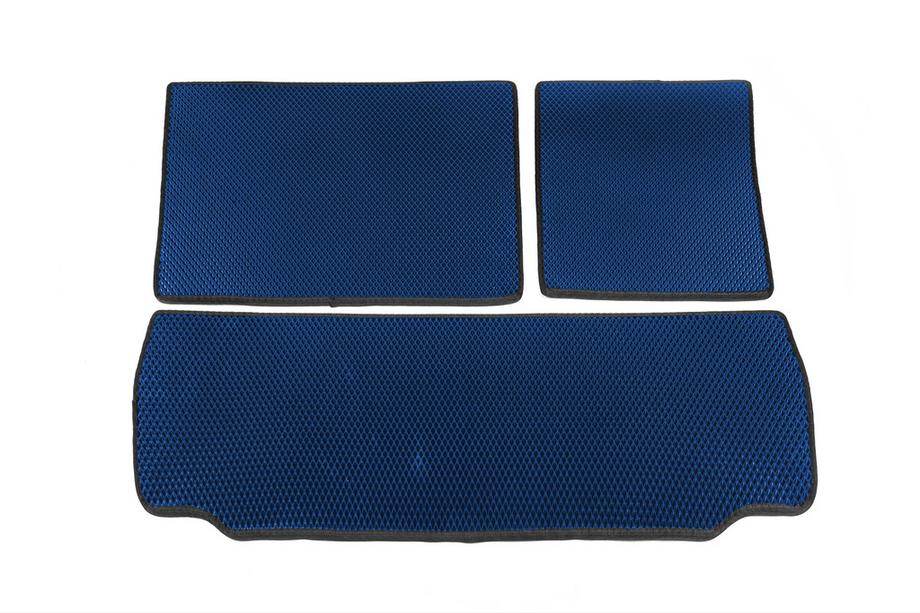 Toyota Sequoia 2007-2022 Tapis de coffre (EVA, Bleu) Image