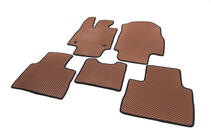 Toyota Rav 4 2019–2025 Tapis de sol EVA Boîte Automatique (Marron) photo 2