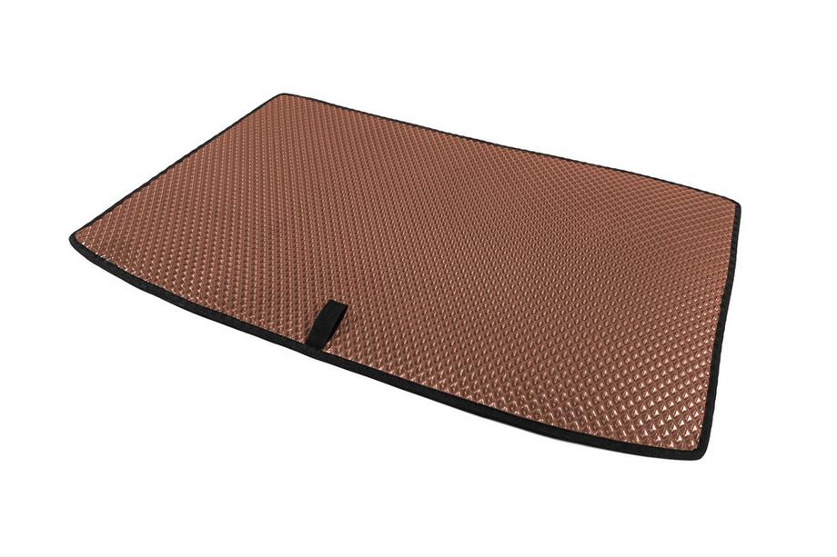 Hyundai Kona 2017-2023 Tapis de coffre EVA V1 (Marron) Photo 2