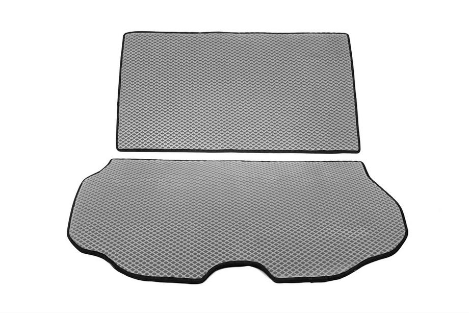 Volvo XC70 2007-2013 Tapis de coffre 2 pièces (EVA, Gris) Image