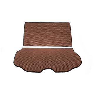 Tapis de coffre 2 pièces (EVA, Marron) photo 1