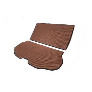 Tapis de coffre 2 pièces (EVA, Marron) photo 2