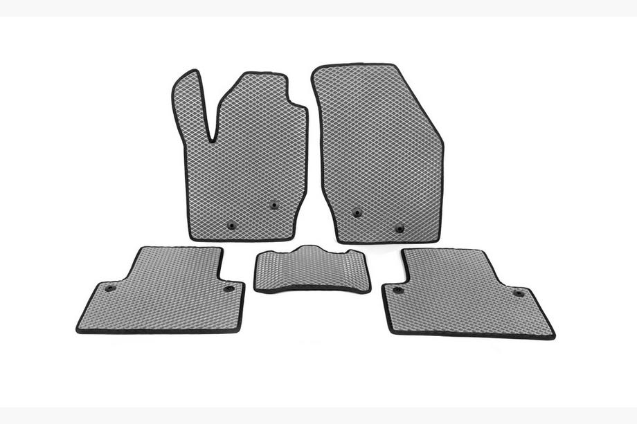 Volvo XC90 2002-2014 Tapis de sol EVA Gris 5 places, 2 rangées Photo 3