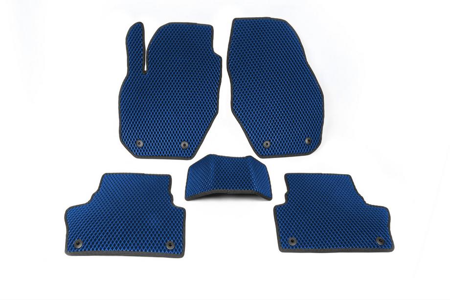 Volvo XC60 2009-2017 Tapis de sol EVA (Bleu) Image