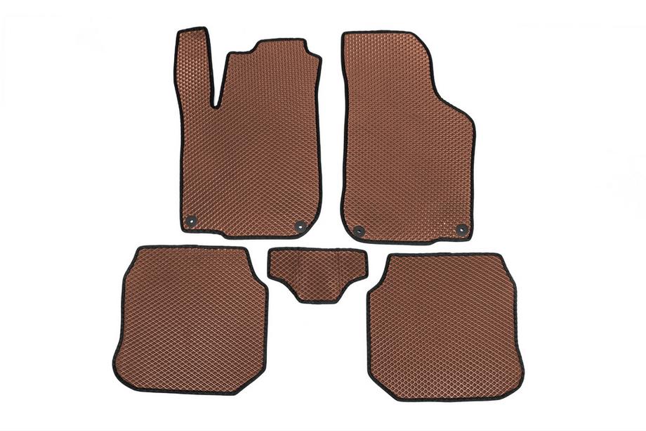 Volkswagen Golf 4 1997-2006 Tapis de sol EVA (Marron) Image