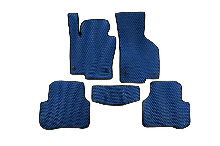 Volkswagen Passat B6 2006-2012 Tapis de sol EVA (Bleu) Image