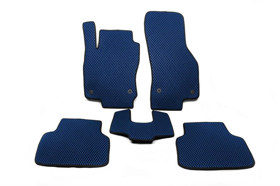 Volkswagen Passat B8 2015-2023 Tapis de sol EVA (UE, Bleu) Image