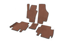 Volkswagen Sharan 2010-2023 Tapis de Sol en Polyuréthane (2 Rangées, EVA, Marron) photo 2