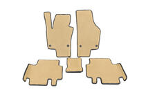 Volkswagen Sharan 2010-2023 Tapis de sol en polyuréthane (2e rangée, EVA, Beige) photo 1