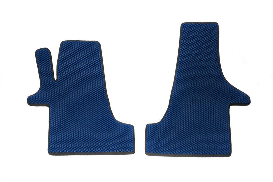 Volkswagen T5 Transporter 2003-2010 Tapis de sol EVA (Bleu, avant, pour 2+1) Image