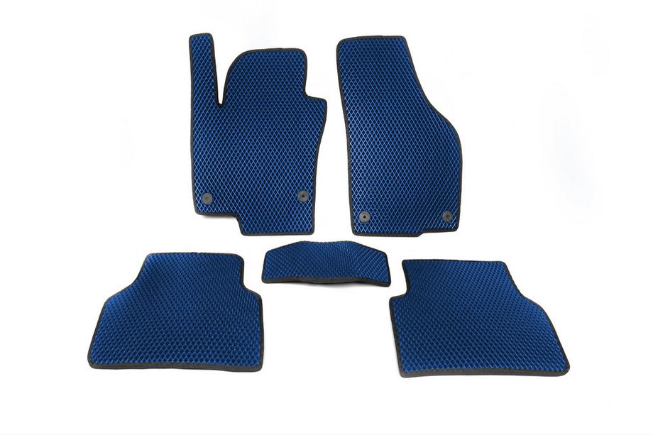 Volkswagen Tiguan 2007-2016 Tapis de sol EVA (Bleu) Image