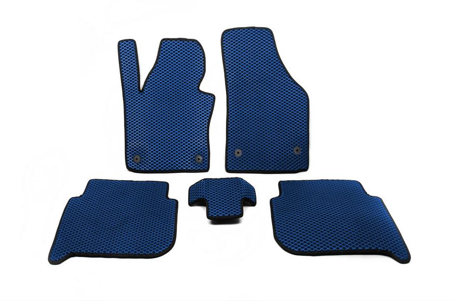Volkswagen Touran 2010-2015 Tapis de sol EVA (Bleu) Image