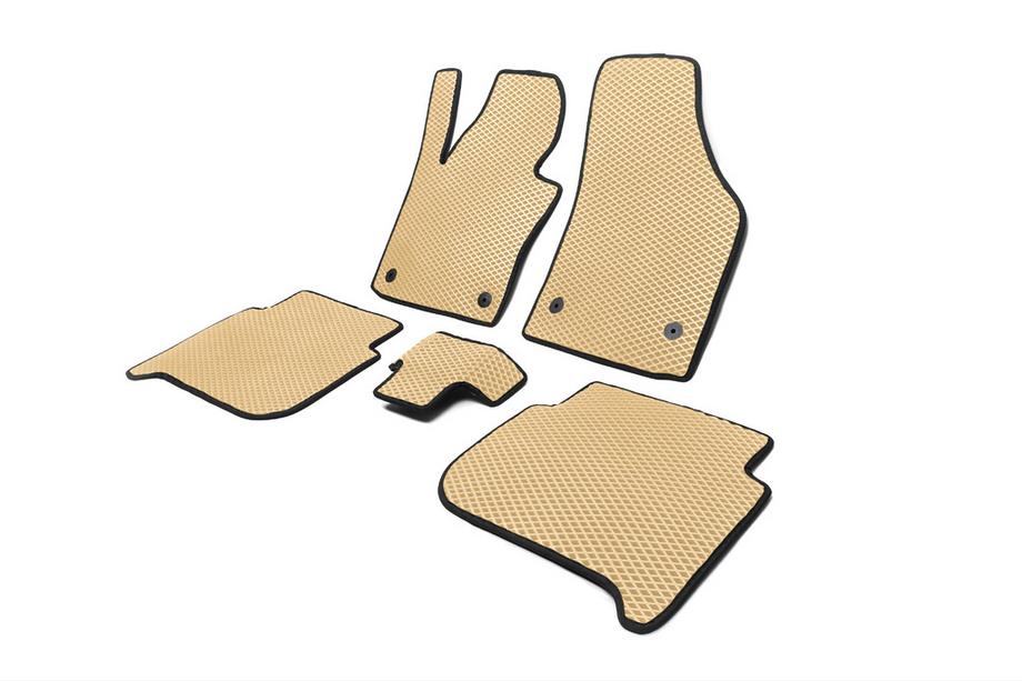 Volkswagen Touran 2010-2015 Tapis de sol EVA (Beige) Photo 2
