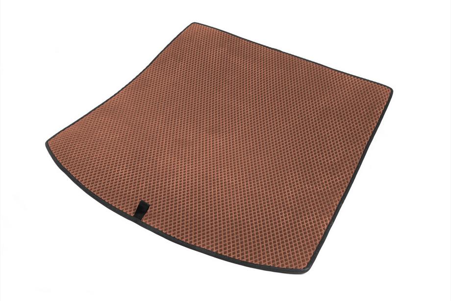 Volkswagen Touran 2010-2015 Tapis de coffre (EVA, 5 places, Marron) Photo 2