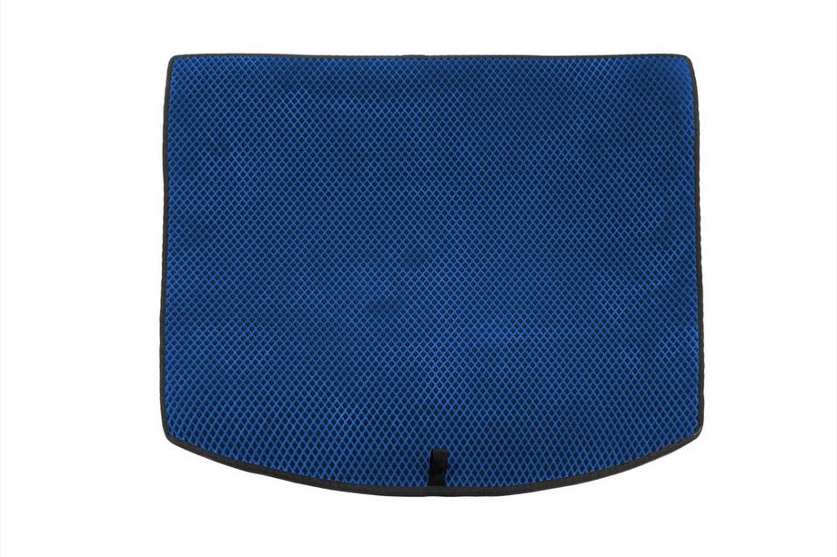 Volkswagen Touran 2010-2015 Tapis de coffre (EVA, 5 places, Bleu) Image