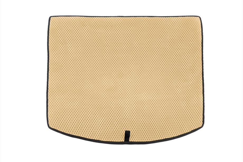 Volkswagen Touran 2010-2015 Tapis de coffre (EVA, 5 places, Beige) Image