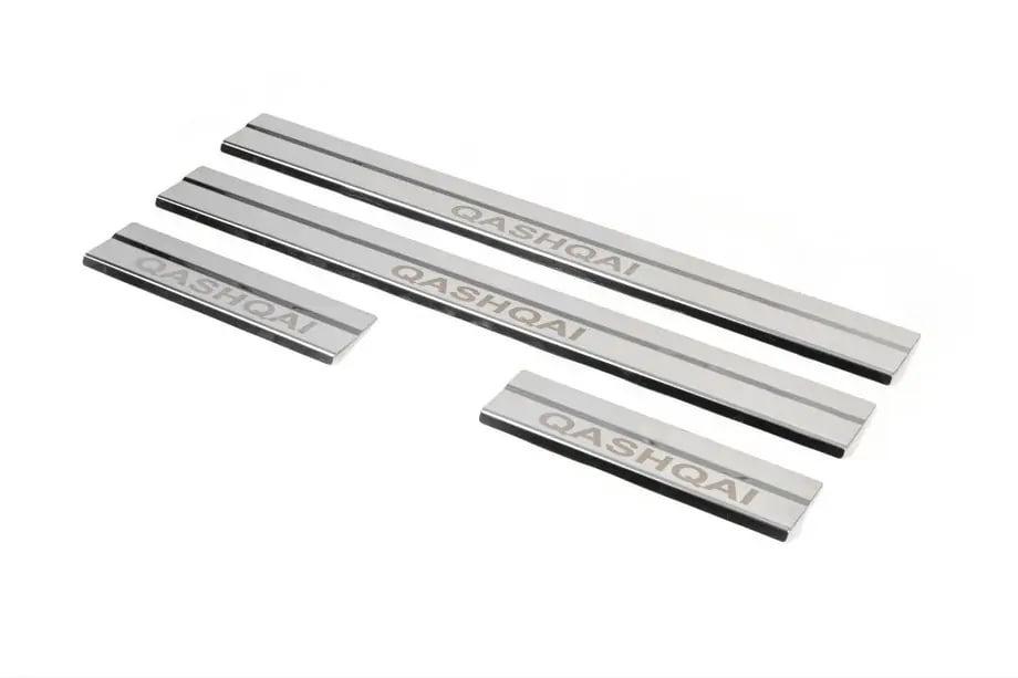 Nissan Qashqai 2014-2021 Couvre-seuils (Carmos V1, 4 pcs, inox) Déstockage Image