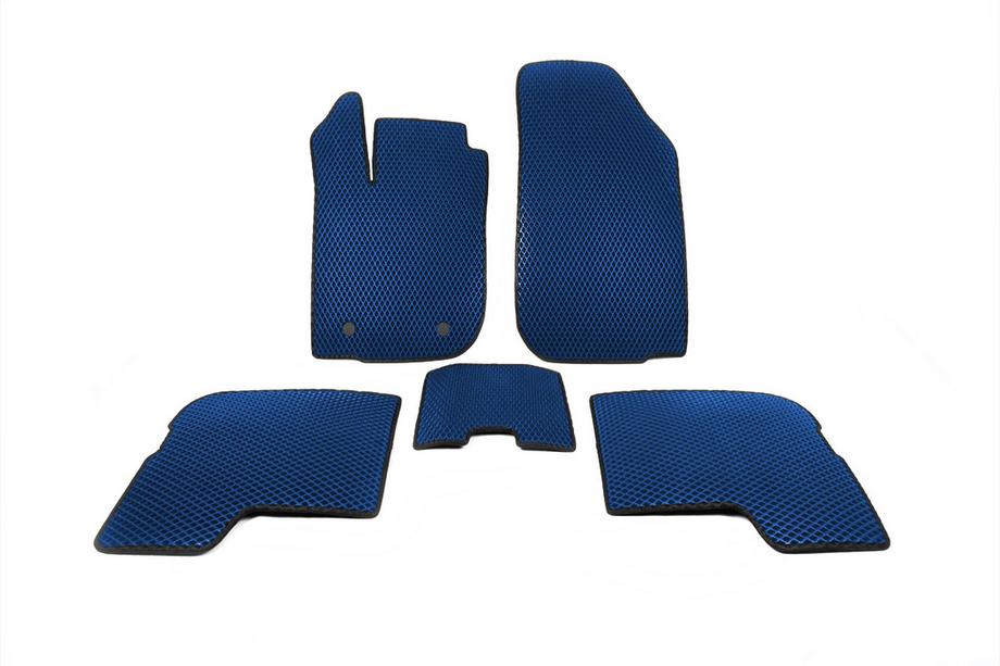 Renault Logan II 2013-2022 Tapis de sol EVA (Bleu) Image