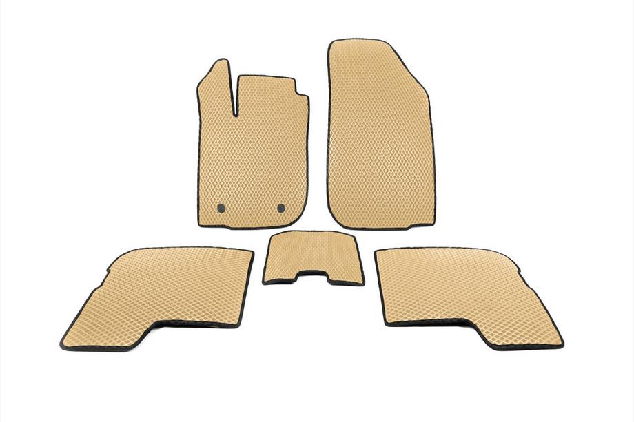 Dacia Logan I 2005-2008 Tapis de sol EVA (Beige) Image