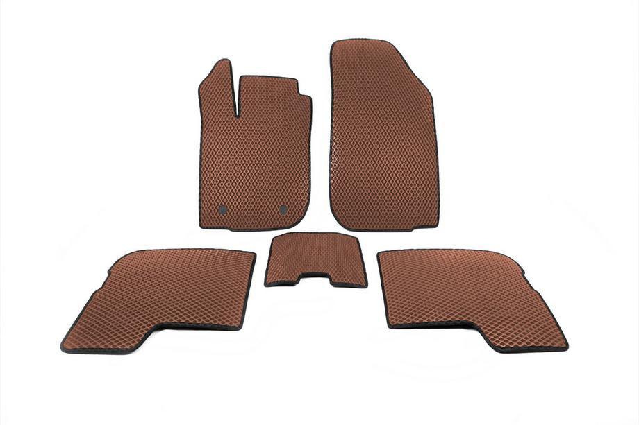 Dacia Logan I 2008-2012 Tapis de sol EVA (Marron) Image
