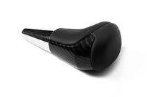 Toyota Land Cruiser 200 2007-2021 Pommeau de Vitesse (Cuir Noir + Carbone) photo 3