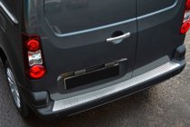 Peugeot Partner Tepee 2008-2018 Protection de Pare-chocs Arrière OmsaLine Inox photo 1