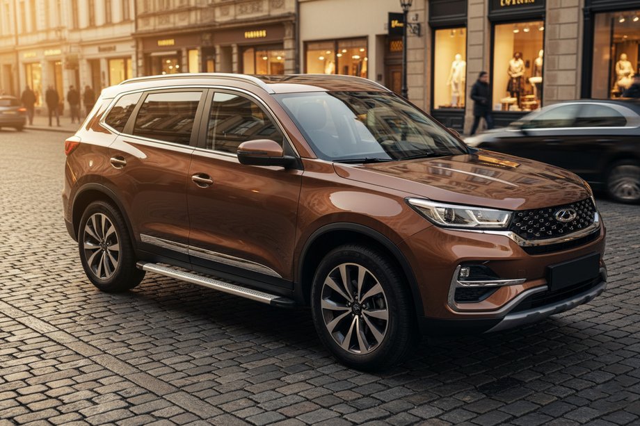 Chery Tiggo 7 2020- Marchepieds Latéraux Maya V2 (2 pcs, Aluminium) Image