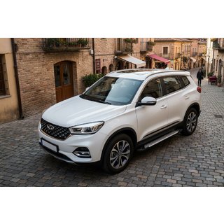 Marchepieds latéraux Allmond Grey (2 pcs, aluminium) Chery Tiggo 8 2017- photo 1