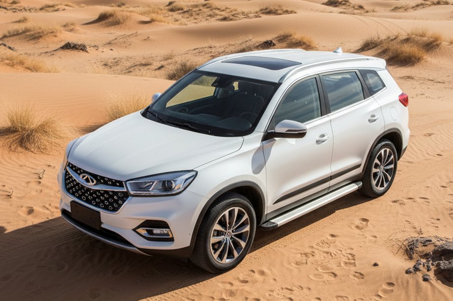 Chery Tiggo 8 2017- Marchepieds Latéraux Maya V2 (2 pcs, Aluminium) Image