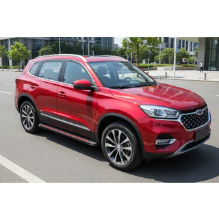 Marchepieds Latéraux Maya Red (2 pcs, Aluminium) Chery Tiggo 8 2017- photo 1