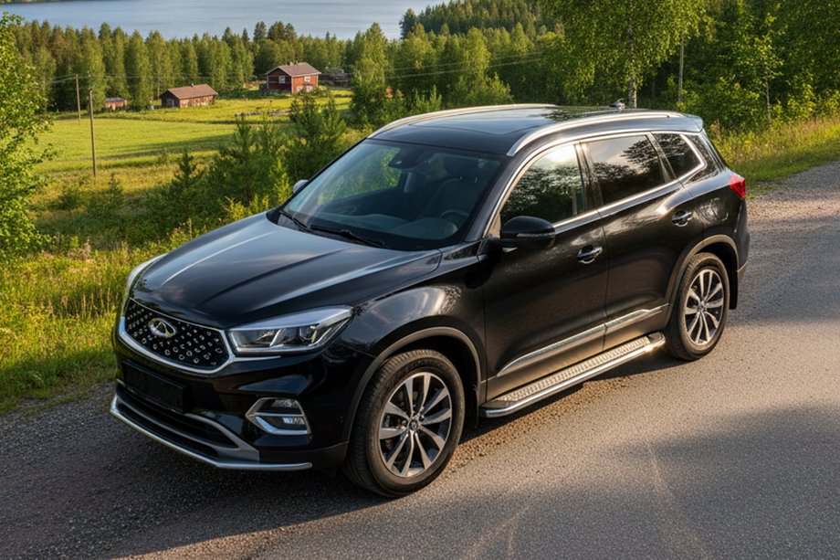 Chery Tiggo 8 2017- Marchepieds Latéraux Maydos V2 (2 pcs, Aluminium) Image